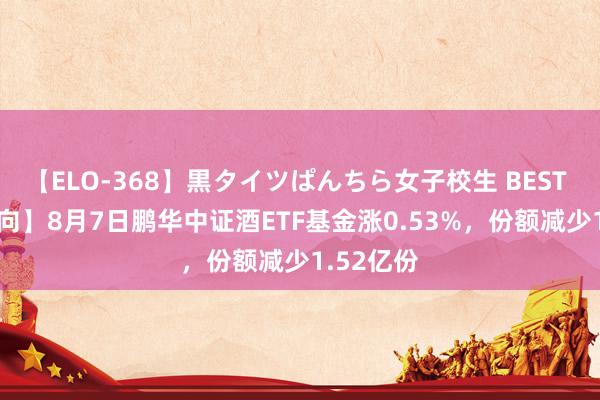 【ELO-368】黒タイツぱんちら女子校生 BEST 【ETF动向】8月7日鹏华中证酒ETF基金涨0.53%，份额减少1.52亿份