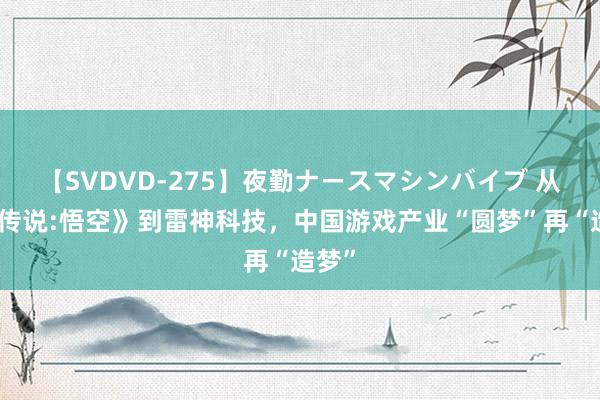 【SVDVD-275】夜勤ナースマシンバイブ 从《黑传说:悟空》到雷神科技，中国游戏产业“圆梦”再“造梦”