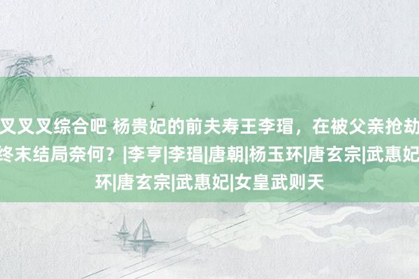 叉叉叉综合吧 杨贵妃的前夫寿王李瑁，在被父亲抢劫妃子之后，终末结局奈何？|李亨|李琩|唐朝|杨玉环|唐玄宗|武惠妃|女皇武则天